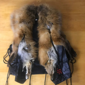 Native American Red Fox Womens Vest